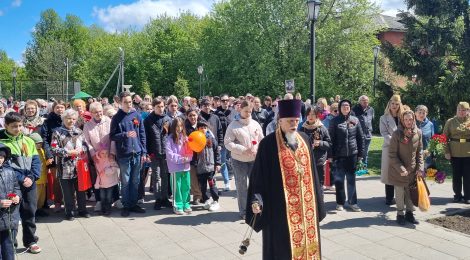 Митинг в поселке Быково посвященный 80-летию Победы